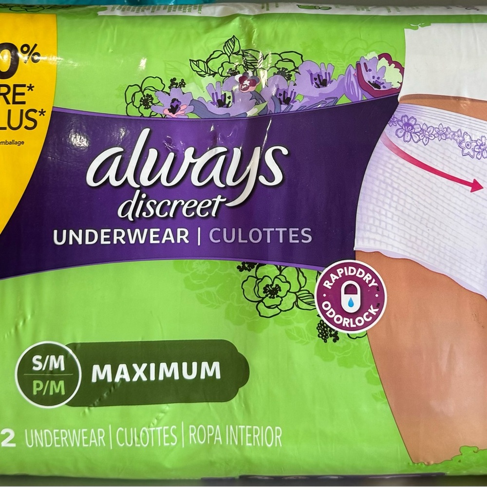 Always Discreet Underwear S/M 32 ct